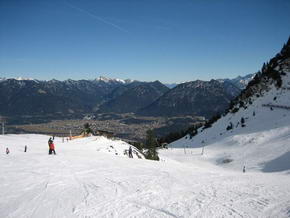 Skigebiet Hahnenkamm bei Reutte/Tirol