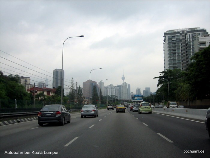 Straßen bei Kuala Lumpur