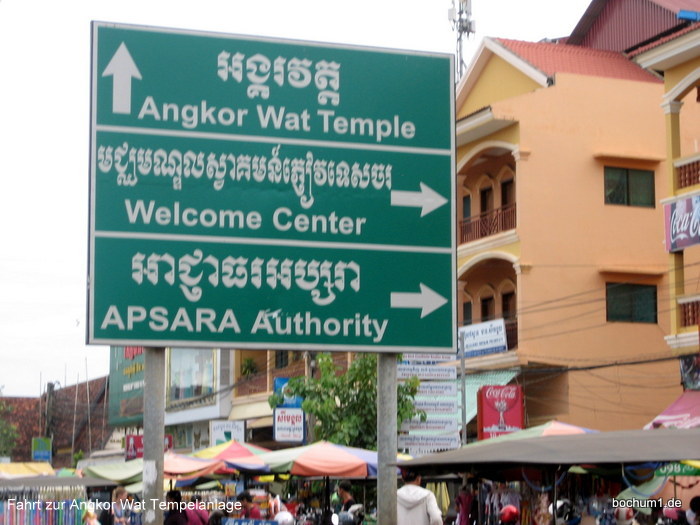...auf dem Weg zum Angkor Wat...