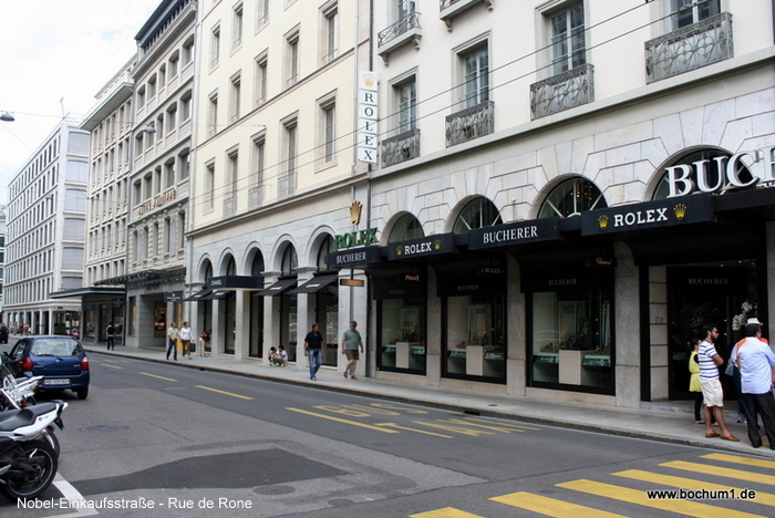 Nobeleinkaufsmeile Rue de Rone