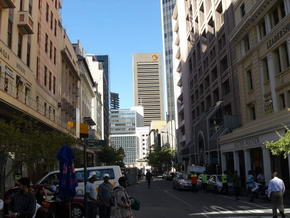 Huserschluchten in Kapstadt