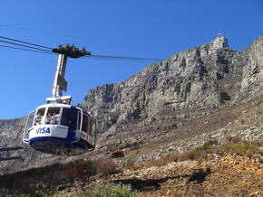 Cableway, Gondel auf den Tafelberg