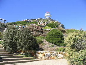 Weg zum Historical Lighthouse am Kap der guten Hoffnung