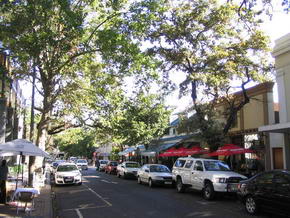 Die Dorp Street in Stellenbosch