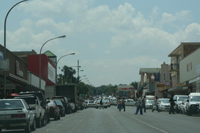 Ortsdurchfahrt in Piet Retief