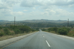 Parallel der Grenze zu Swasiland