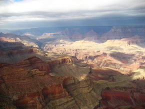 Blick von der Grand Canyon Village