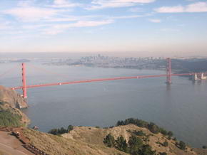 San Francisco vom Bird Island Overlook