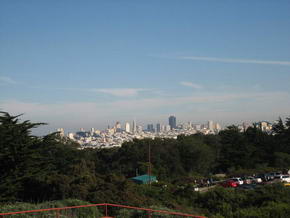 San Francisco Skyline vom Golden Gate Park