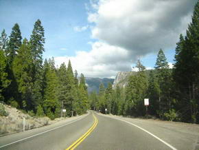 Highway nach Lake Tahoe
