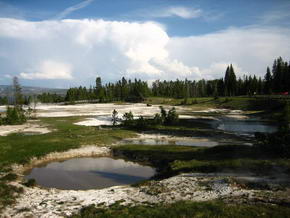 West Tumb Geysir Basin im Yellowstone